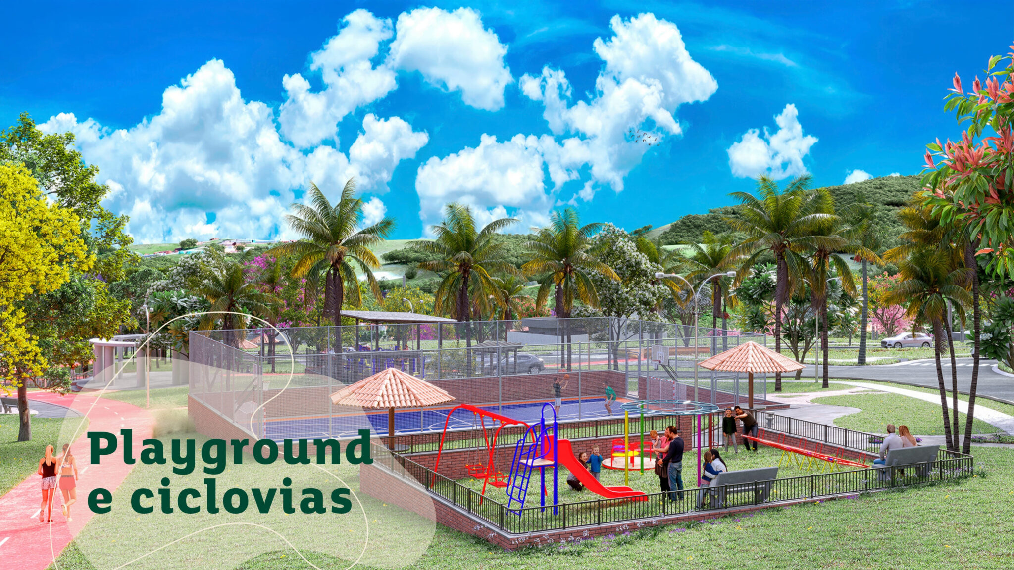 Playground e ciclovias