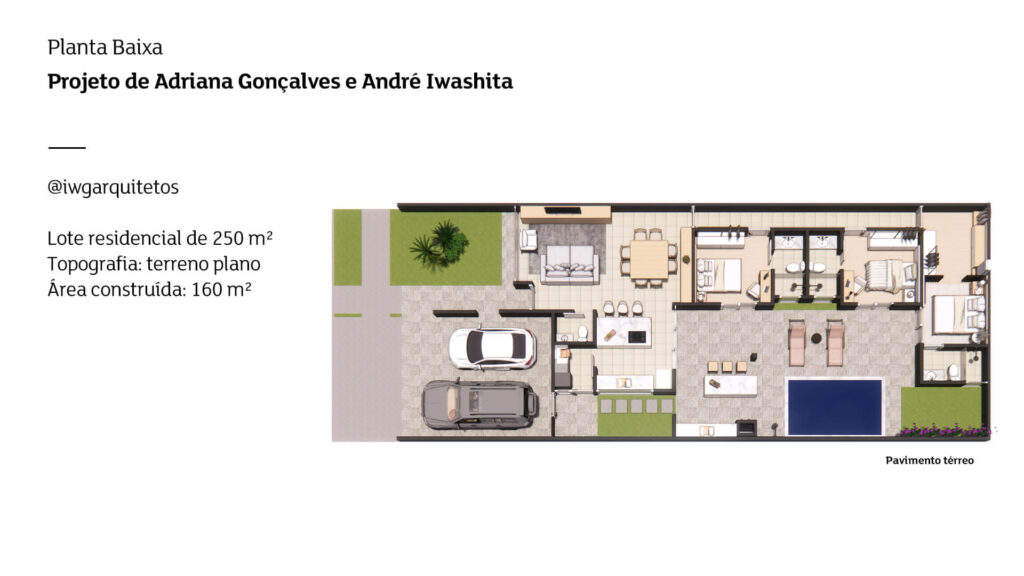 Projeto Arq. Adriana e André - Planta Baixa
