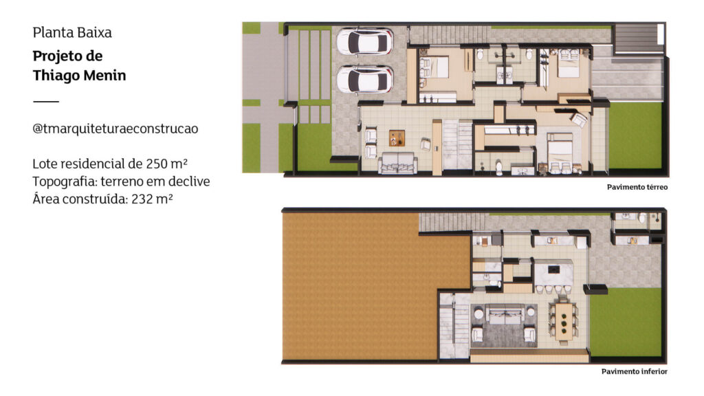Projeto Arq. Thiago Menin - Planta Baixa